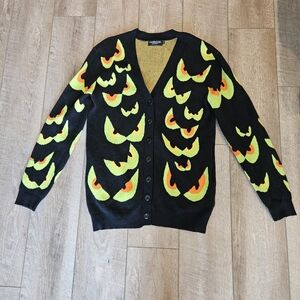 Foxblood Bump In The Night Halloween Limited Edition Cardigan Size M/L